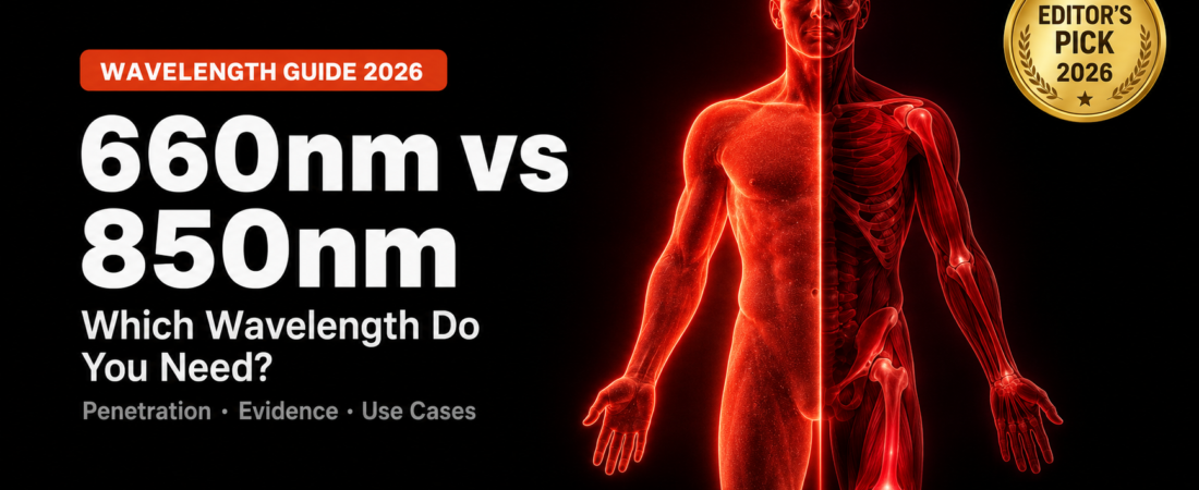 660nm vs 850nm Red Light Therapy: Which Wavelength Do You Actually Need?