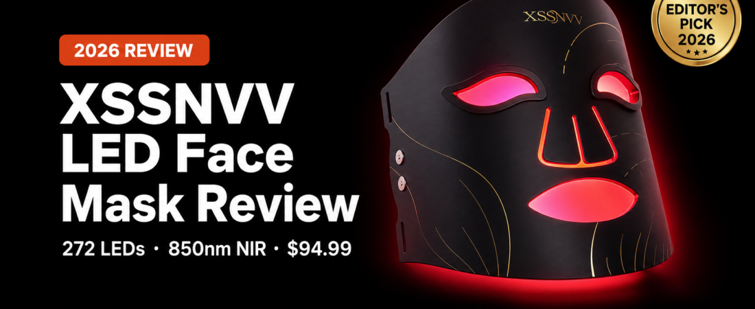XSSNVV LED Face Mask Review 2026: Is This $94 Mask Worth It?