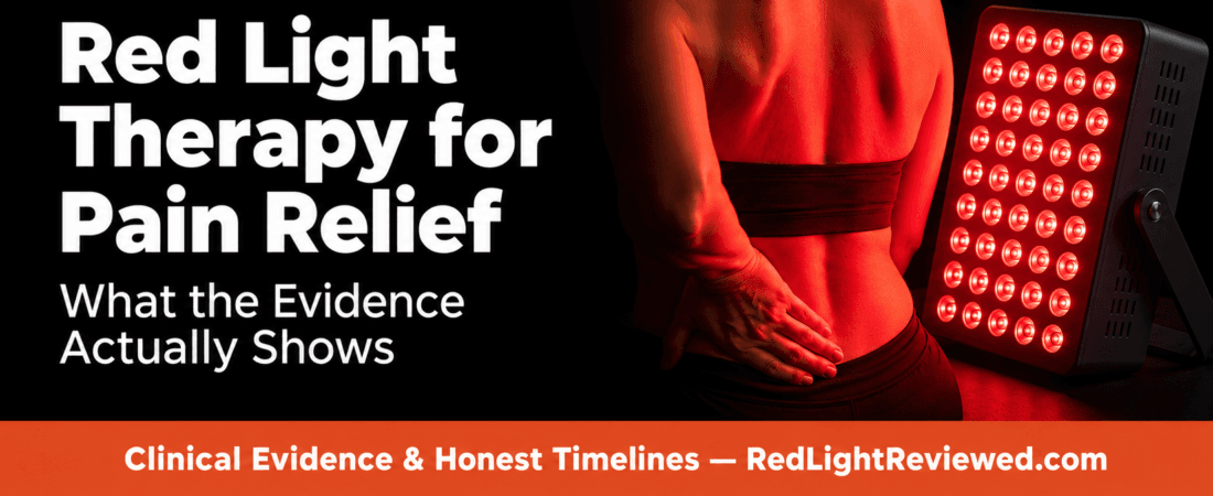 Red Light Therapy for Pain Relief: What the Evidence Actually Shows