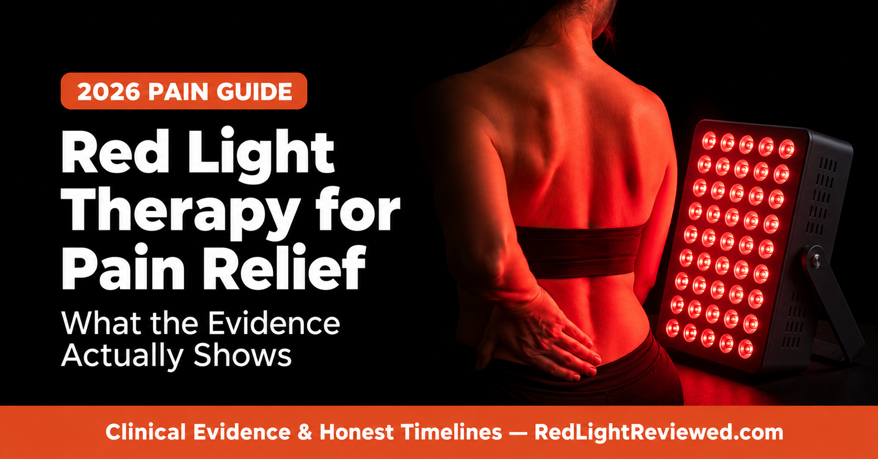 Red Light Therapy for Pain Relief: What the Evidence Actually Shows