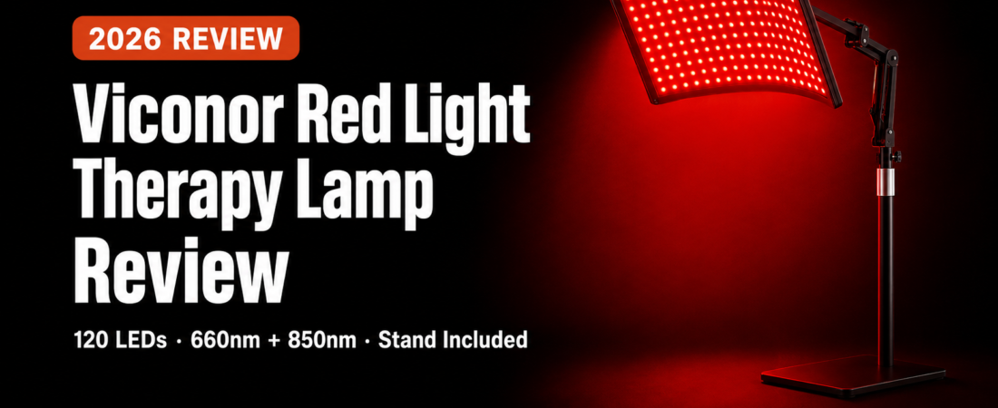 Viconor Red Light Therapy Lamp Review 2026: Is This $89 Stand Worth It?