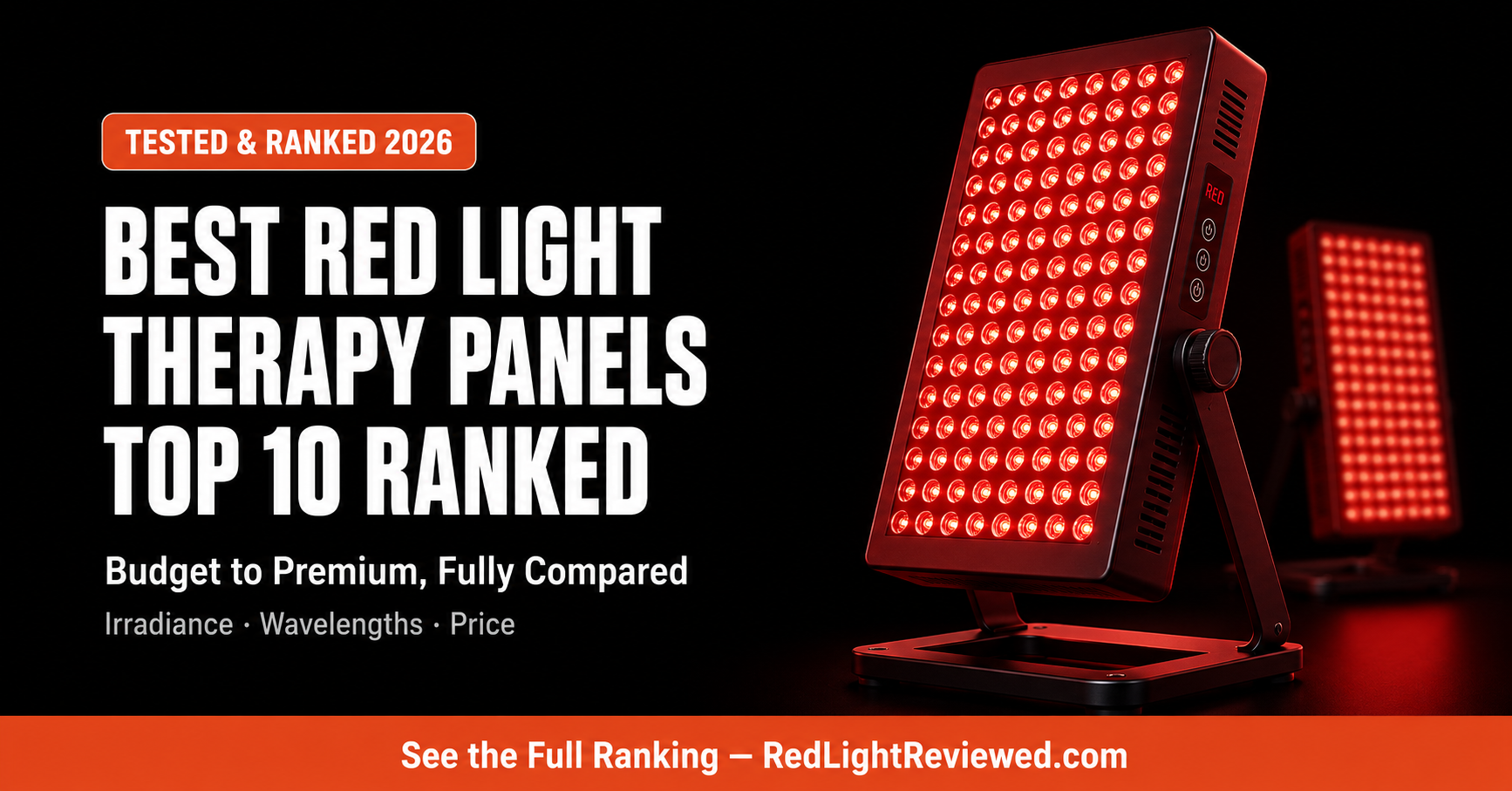 Best Red Light Therapy Panels 2026: Top 10 Ranked