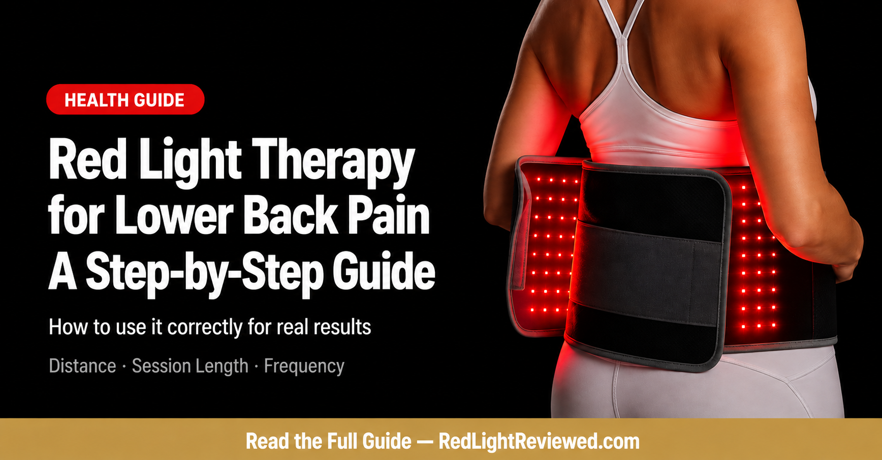 Red Light Therapy for Lower Back Pain: Step-by-Step Guide