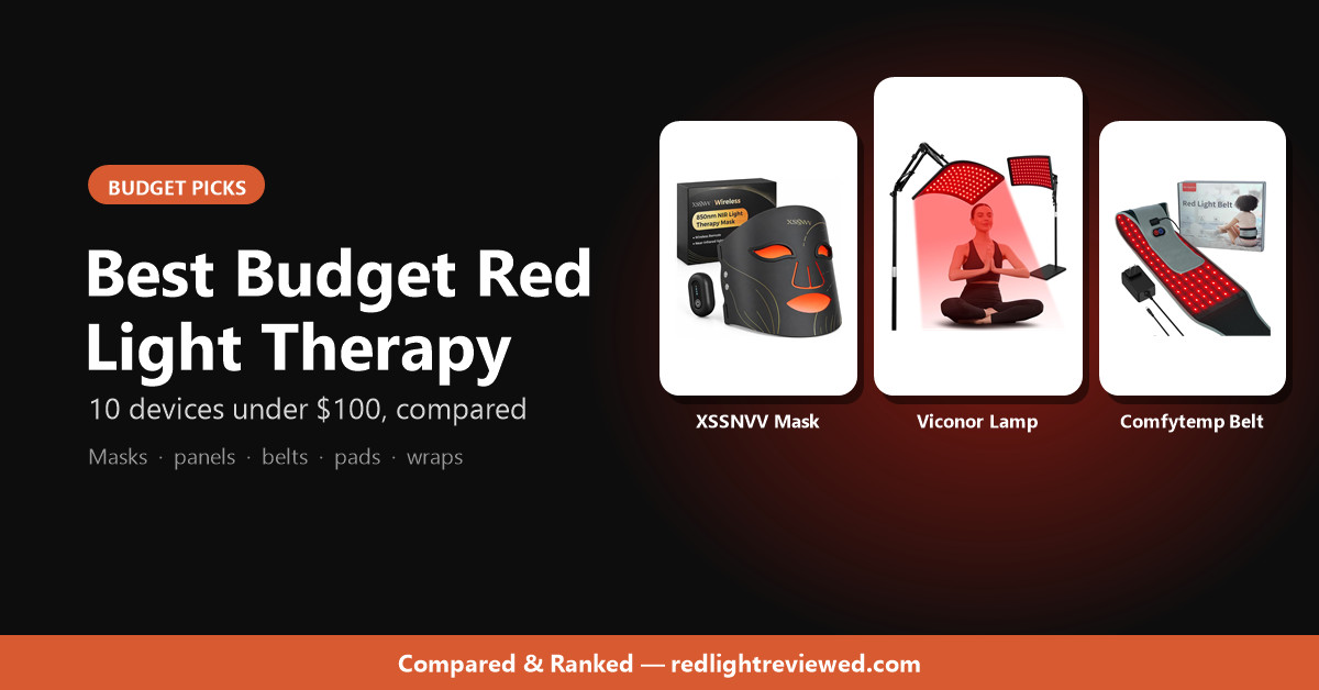 Best Budget Red Light Therapy Devices: Top 10 Under $100
