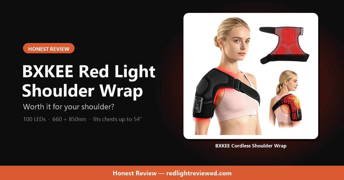 BXKEE Red Light Therapy Shoulder Wrap Review: Worth It?